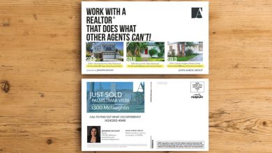 Stand Out In The Real Estate Market With These Cool Postcard Ideas