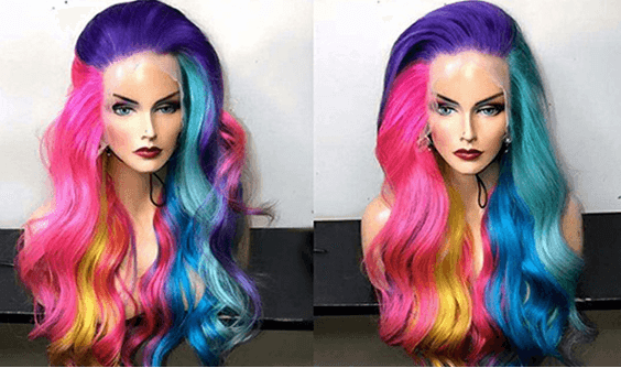 A guide to everyday styling with colorful lace front wigs